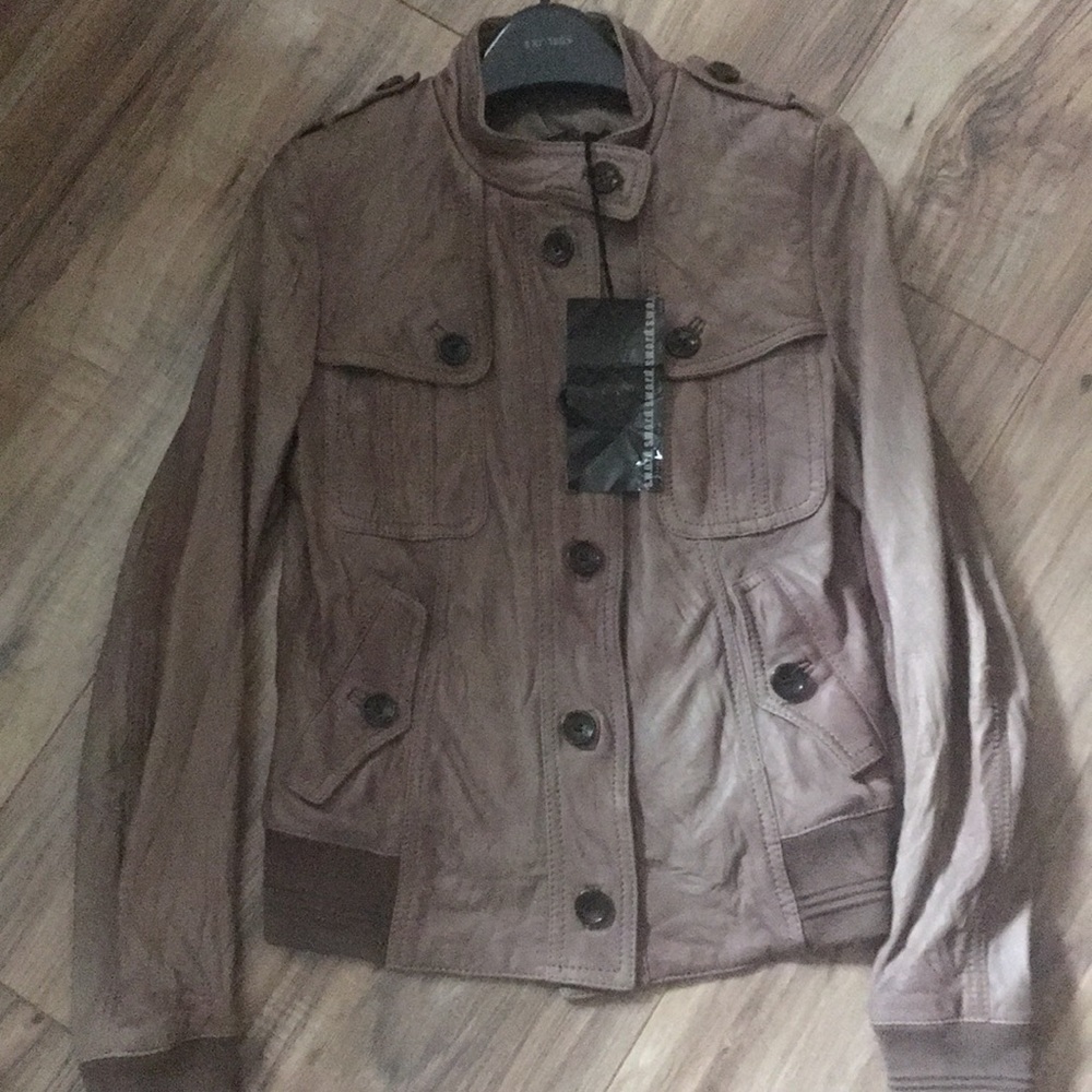 S.W.O.R.D Piacenza leather jacket $800 size small